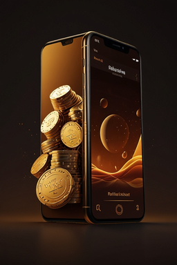 Smartphone showing Gangstasino app